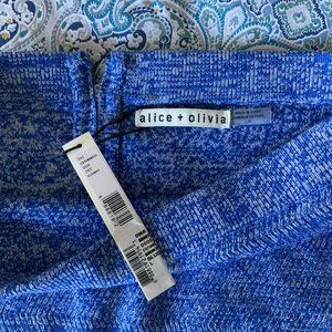 NWT Alice and Olivia knit pencil midi skirt